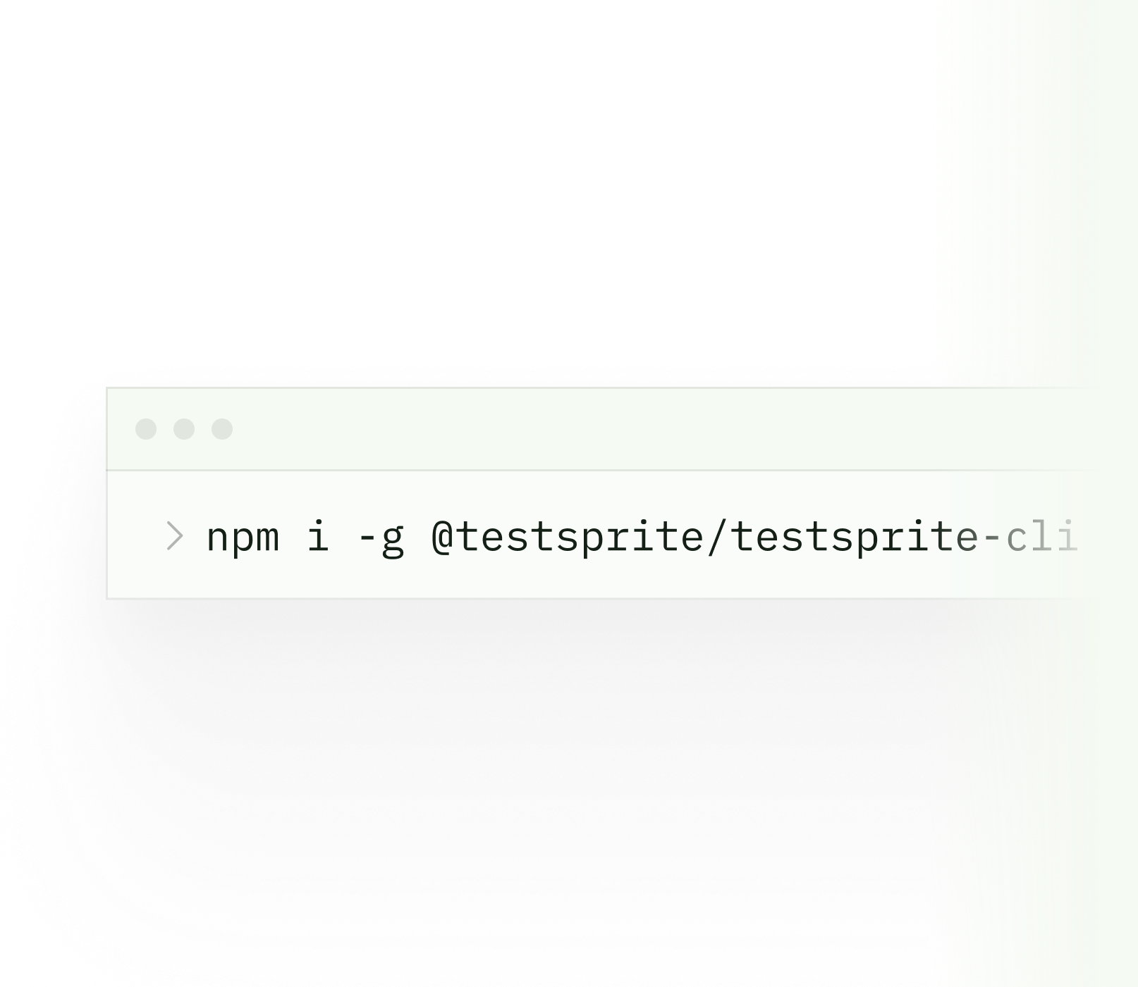 Installing the TestSprite CLI from the terminal